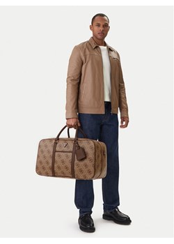 Torba weekendowa Guess TWOB86 88930 Brązowy ze sklepu eobuwie.pl w kategorii Torby podróżne - zdjęcie 188476590