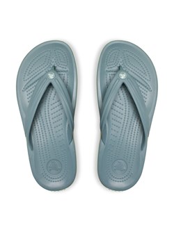 Japonki Crocs Crocband Flip 11033 Zielony ze sklepu eobuwie.pl w kategorii Klapki damskie - zdjęcie 188476614