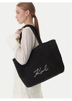 Torebka KARL LAGERFELD B1W46079 Czarny ze sklepu eobuwie.pl w kategorii Torby Shopper bag - zdjęcie 188476631