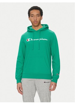 Champion Bluza 220726 Zielony Regular Fit ze sklepu MODIVO w kategorii Bluzy męskie - zdjęcie 188476783