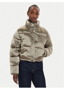 Calvin Klein Jeans Kurtka zimowa J20J224124 Szary Relaxed Fit ze sklepu MODIVO w kategorii Kurtki damskie - zdjęcie 188476800