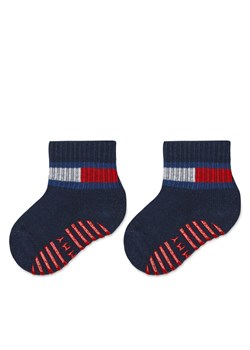 Tommy Hilfiger Skarpety długie 701226500 Granatowy ze sklepu MODIVO w kategorii Skarpetki dziecięce - zdjęcie 188476904