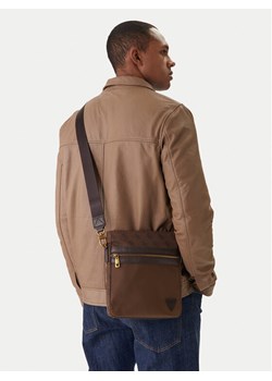 Saszetka Guess HMBENP P6123 Brązowy ze sklepu eobuwie.pl w kategorii Saszetki - zdjęcie 188478332