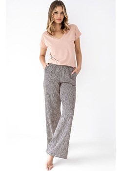 Sensis dwuczęściowa piżama damska Liana, Kolor karmelowy-wzór, Rozmiar S, SENSIS ze sklepu Primodo w kategorii Piżamy damskie - zdjęcie 188478571