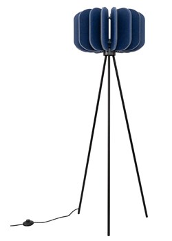 Granatowa lampa podłogowa Z3-D92 ze sklepu Edinos.pl w kategorii Lampy podłogowe - zdjęcie 188478763