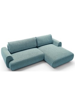 Szaroniebieski narożnik w stylu nowoczesnym T6-M07 ze sklepu Edinos.pl w kategorii Narożniki - zdjęcie 188478843