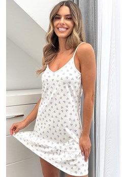 Donna bawełniana koszula nocna Love, Kolor ecru-wzór, Rozmiar S, Donna ze sklepu Intymna w kategorii Koszule nocne - zdjęcie 188478892