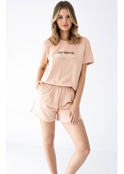 Sensis krótka piżama damska Anika, Kolor karmelowy, Rozmiar S, SENSIS ze sklepu Intymna w kategorii Piżamy damskie - zdjęcie 188478903