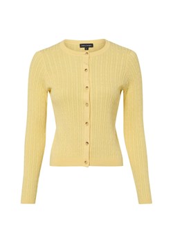 Franco Callegari Kardigan damski Kobiety Bawełna (100%) żółty jednolity ze sklepu vangraaf w kategorii Swetry damskie - zdjęcie 188482201