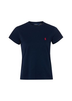 Polo Ralph Lauren Koszulka damska Kobiety Bawełna (100%) granatowy jednolity ze sklepu vangraaf w kategorii Bluzki damskie - zdjęcie 188482210