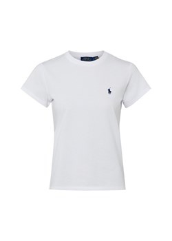 Polo Ralph Lauren Koszulka damska Kobiety Bawełna (100%) biały jednolity ze sklepu vangraaf w kategorii Bluzki damskie - zdjęcie 188482211