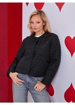 Sinsay - Pikowana przejściowa kurtka bez kaptura - czarny ze sklepu Sinsay w kategorii Kurtki damskie - zdjęcie 188483082