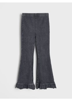 Sinsay - Legginsy flare z efektem sprania - szary ze sklepu Sinsay w kategorii Spodnie dziewczęce - zdjęcie 188483131