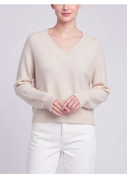 Sinsay - Sweter z dekoltem V - kremowy ze sklepu Sinsay w kategorii Swetry damskie - zdjęcie 188483143
