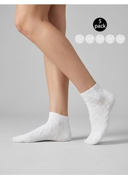 Sinsay - Skarpetki 5 pack - biały ze sklepu Sinsay w kategorii Skarpetki damskie - zdjęcie 188483161
