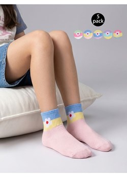 Sinsay - Prążkowane skarpetki 5 pack - wielobarwny ze sklepu Sinsay w kategorii Skarpetki dziecięce - zdjęcie 188483171