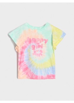 Sinsay - Koszulka z szerokimi rękawami i brokatowym napisem - wielobarwny ze sklepu Sinsay w kategorii Bluzki dziewczęce - zdjęcie 188483173