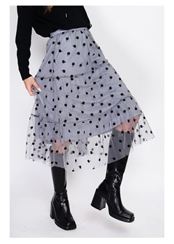 ASSUILI Spódnica w kolorze szarym ze sklepu Limango Polska w kategorii Spódnice - zdjęcie 188483281