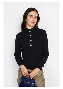 ASSUILI Kaszmirowy sweter w kolorze czarnym ze sklepu Limango Polska w kategorii Swetry damskie - zdjęcie 188483563