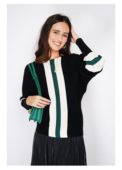 ASSUILI Kaszmirowy sweter w kolorze czarnym ze sklepu Limango Polska w kategorii Swetry damskie - zdjęcie 188483584