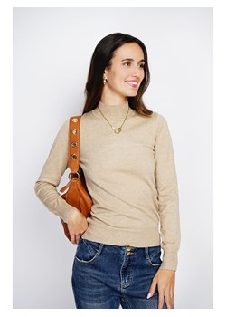 ASSUILI Sweter w kolorze beżowym ze sklepu Limango Polska w kategorii Swetry damskie - zdjęcie 188483594