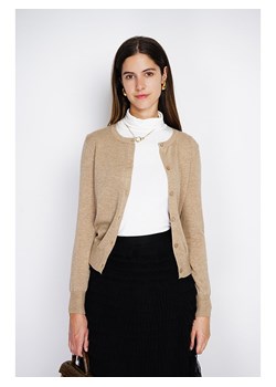 ASSUILI Kardigan w kolorze beżowym ze sklepu Limango Polska w kategorii Swetry damskie - zdjęcie 188483653