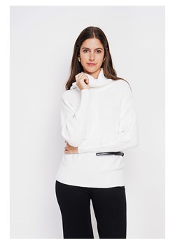 ASSUILI Sweter w kolorze białym ze sklepu Limango Polska w kategorii Swetry damskie - zdjęcie 188483781
