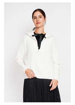 ASSUILI Sweter w kolorze białym ze sklepu Limango Polska w kategorii Swetry damskie - zdjęcie 188483934