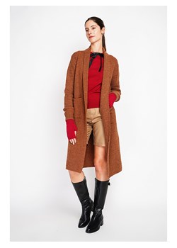 ASSUILI Kardigan w kolorze jasnobrązowym ze sklepu Limango Polska w kategorii Swetry damskie - zdjęcie 188483963