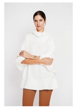 ASSUILI Sweter w kolorze białym ze sklepu Limango Polska w kategorii Swetry damskie - zdjęcie 188484001