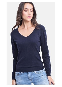 ASSUILI Sweter w kolorze granatowym ze sklepu Limango Polska w kategorii Swetry damskie - zdjęcie 188484193