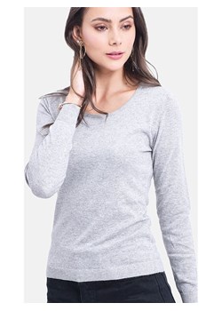 ASSUILI Sweter w kolorze jasnoszarym ze sklepu Limango Polska w kategorii Swetry damskie - zdjęcie 188484233
