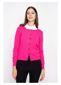 ASSUILI Kardigan w kolorze różowym ze sklepu Limango Polska w kategorii Swetry damskie - zdjęcie 188484340