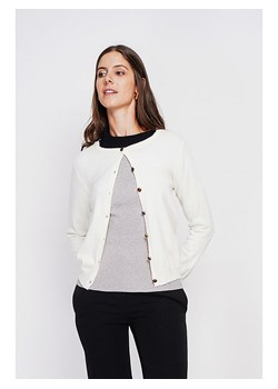 ASSUILI Kardigan w kolorze białym ze sklepu Limango Polska w kategorii Swetry damskie - zdjęcie 188484350