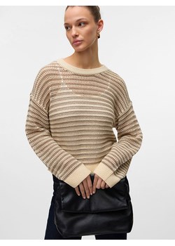 Vero Moda Sweter w kolorze beżowym ze sklepu Limango Polska w kategorii Swetry damskie - zdjęcie 188484950