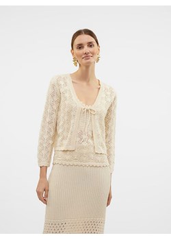 Vero Moda Kardigan w kolorze beżowym ze sklepu Limango Polska w kategorii Swetry damskie - zdjęcie 188484970