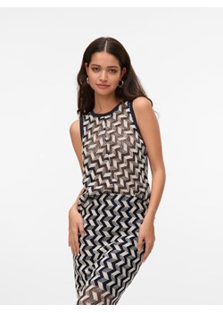 Vero Moda Top w kolorze granatowym ze sklepu Limango Polska w kategorii Bluzki damskie - zdjęcie 188485093