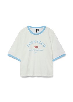 Vero Moda Koszulka w kolorze biało-błękitnym ze sklepu Limango Polska w kategorii Bluzki damskie - zdjęcie 188485123