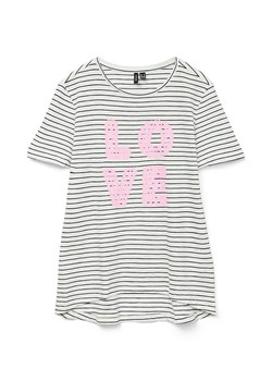 Vero Moda Koszulka "Simone" w kolorze białym ze sklepu Limango Polska w kategorii Bluzki damskie - zdjęcie 188485124