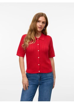 Vero Moda Kardigan w kolorze czerwonym ze sklepu Limango Polska w kategorii Swetry damskie - zdjęcie 188485152