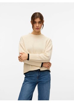 Vero Moda Sweter w kolorze beżowym ze sklepu Limango Polska w kategorii Swetry damskie - zdjęcie 188485323