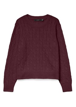 Vero Moda Sweter w kolorze ciemnofioletowym ze sklepu Limango Polska w kategorii Swetry damskie - zdjęcie 188485430