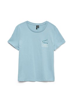Vero Moda Koszulka w kolorze błękitnym ze sklepu Limango Polska w kategorii Bluzki damskie - zdjęcie 188485530