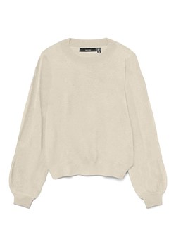Vero Moda Sweter w kolorze beżowym ze sklepu Limango Polska w kategorii Swetry damskie - zdjęcie 188485543