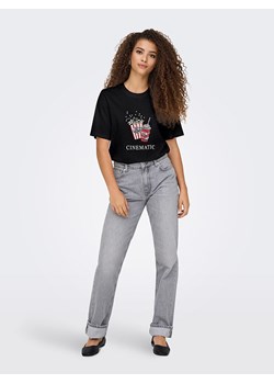 ONLY Koszulka w kolorze czarnym ze sklepu Limango Polska w kategorii Bluzki damskie - zdjęcie 188486103