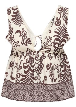 ONLY Top w kolorze brązowo-kremowym ze sklepu Limango Polska w kategorii Bluzki damskie - zdjęcie 188486282