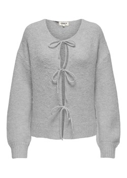 ONLY Kardigan w kolorze jasnoszarym ze sklepu Limango Polska w kategorii Swetry damskie - zdjęcie 188486353