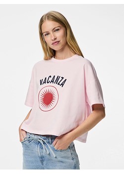 Pieces Koszulka "Chilli" w kolorze jasnoróżowym ze sklepu Limango Polska w kategorii Bluzki damskie - zdjęcie 188486734