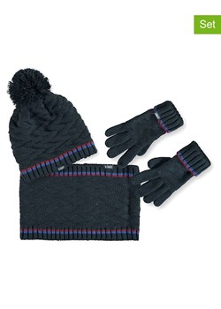 B.Nosy 3-częściowy zestaw w kolorze granatowym ze sklepu Limango Polska w kategorii Czapki dziecięce - zdjęcie 188487284