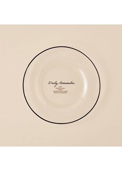 BELLA MAISON Talerz "Daily Reminder" w kolorze czarnym do serwowania - Ø 26 cm ze sklepu Limango Polska w kategorii Misy i tace dekoracyjne - zdjęcie 188489641
